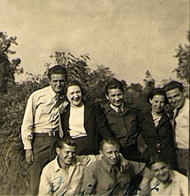 Kriegsgefangene in Frankreich: Mit meinen Kameraden im  Fort de Montmorency. Bekanntschaft mit Franzsinnen.