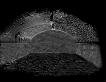 Nach der Flucht: Im “Fort de Noisy-le-Sec” allein in  einer großen, dunkle Kasematte eingesperrt. 